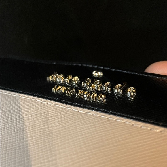 $169 MSRP NWT kate spade Two-Tone Continental Wallet - Black & Light Beige - Picture 11 of 13